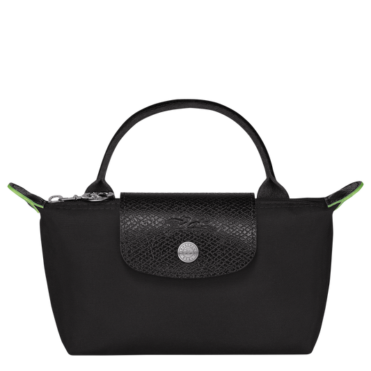 Le Pliage Green Pouch with handle