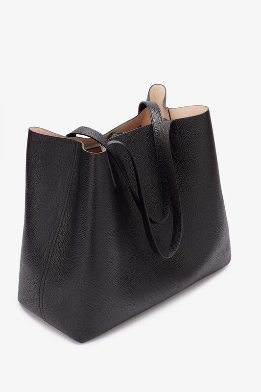 Classic Structured Leather Tote