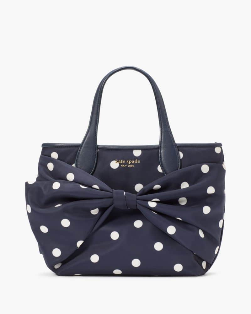 On Purpose Polka Dot Bow Tote