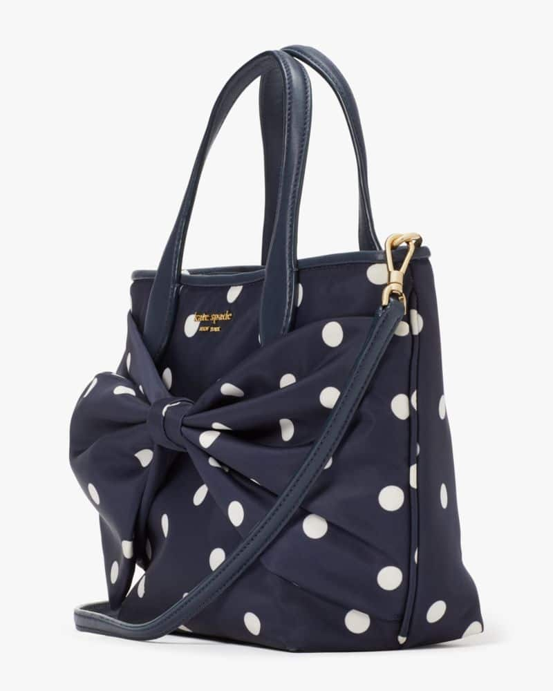 On Purpose Polka Dot Bow Tote