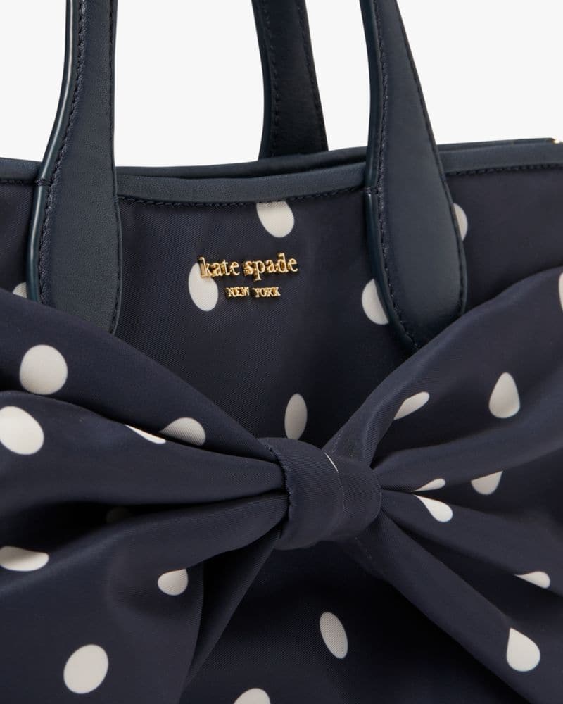 On Purpose Polka Dot Bow Tote