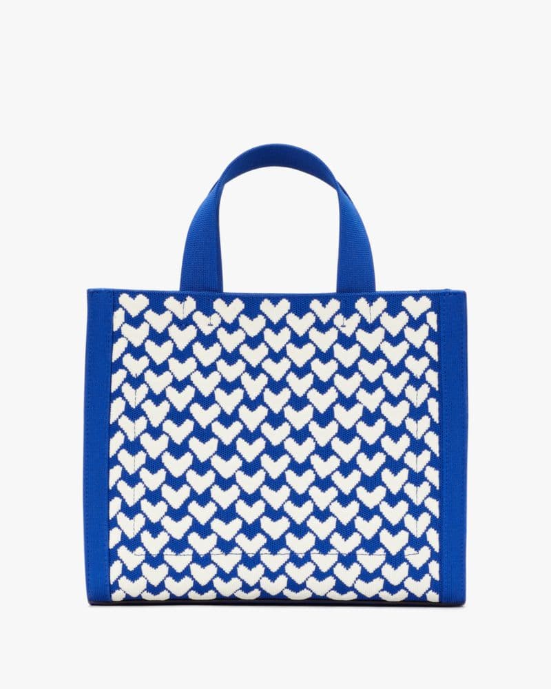 Manhattan Modernist Hearts Jacquard Small Tote