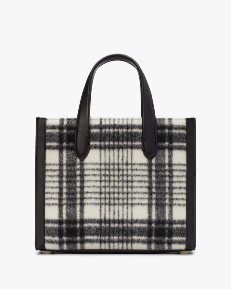 Manhattan Studio Plaid Small Tote