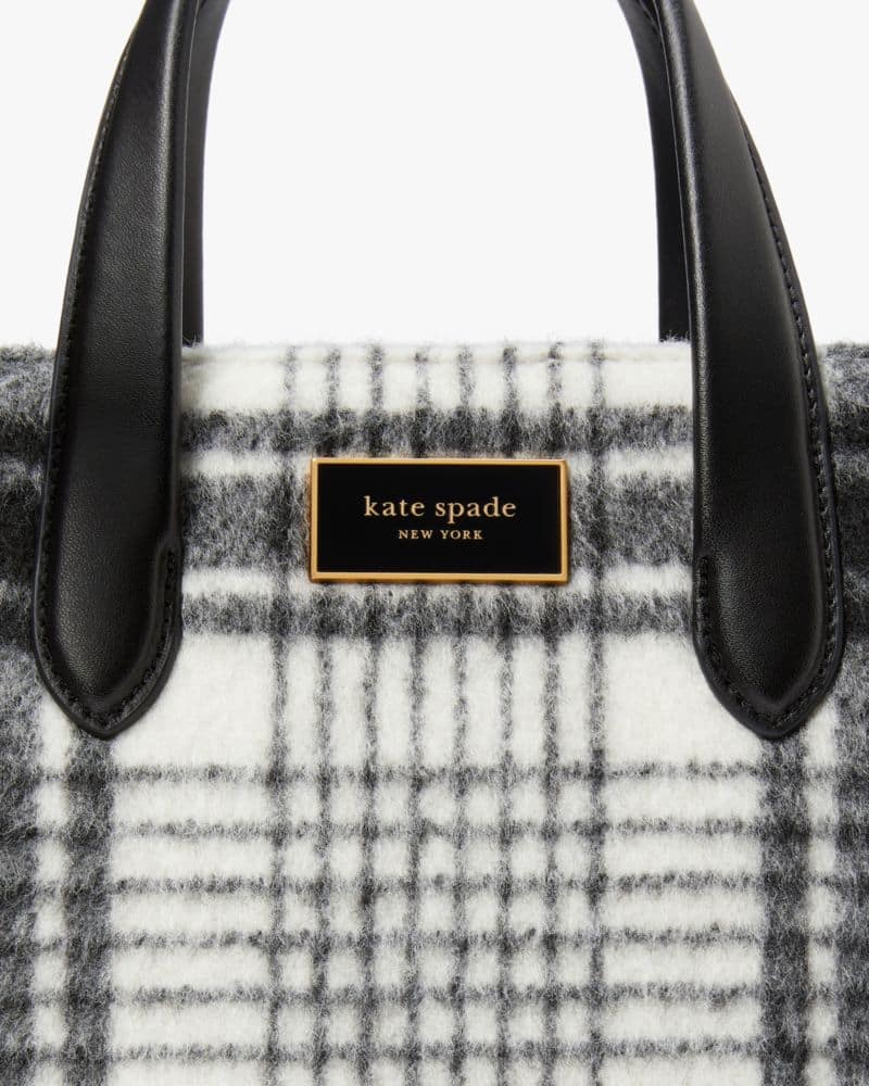 Manhattan Studio Plaid Small Tote