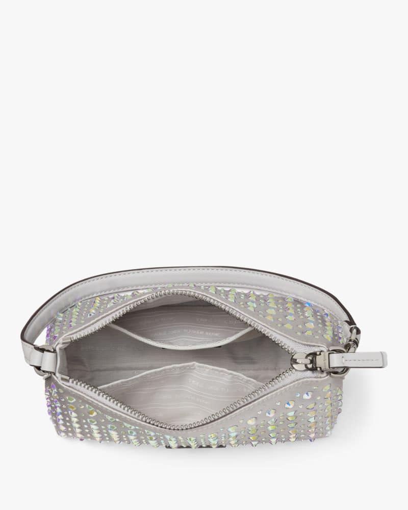 Lulu Crystal Embellished East West Pochette