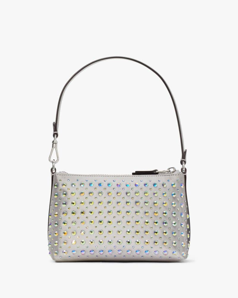 Lulu Crystal Embellished East West Pochette