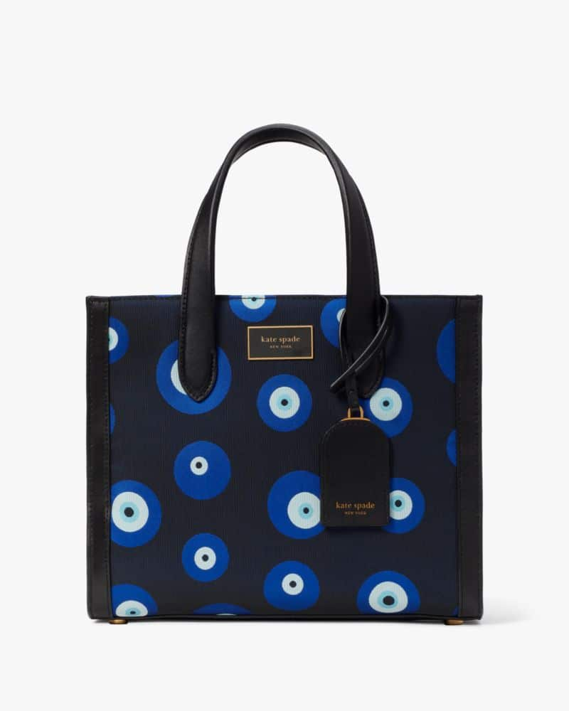 Manhattan Evil Eye Jacquard Small Tote