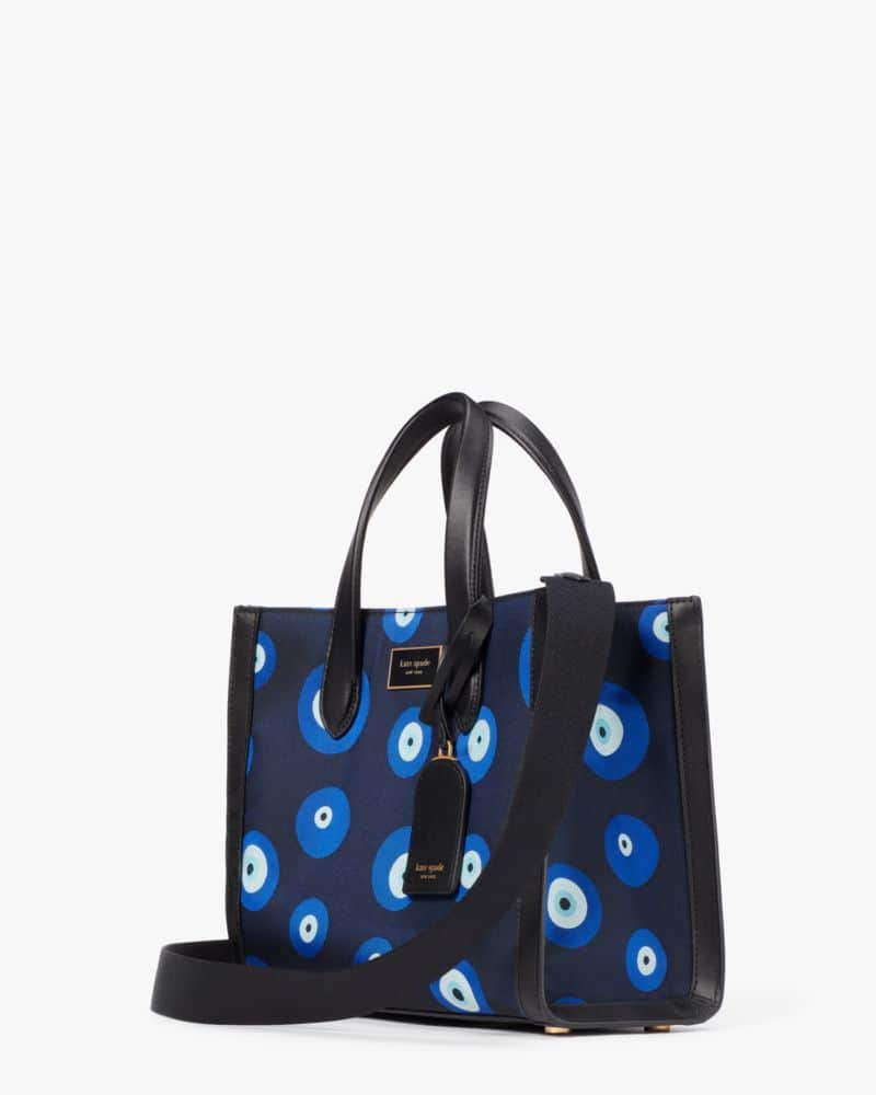 Manhattan Evil Eye Jacquard Small Tote