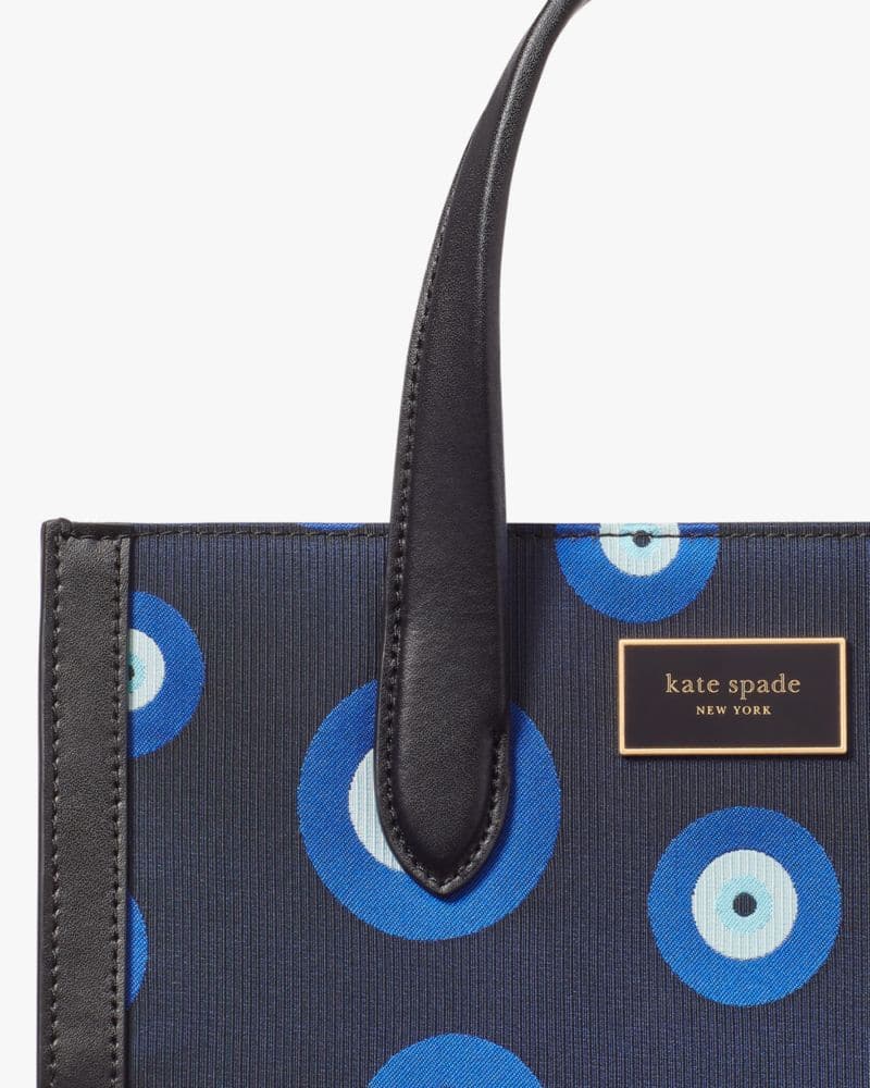 Manhattan Evil Eye Jacquard Small Tote