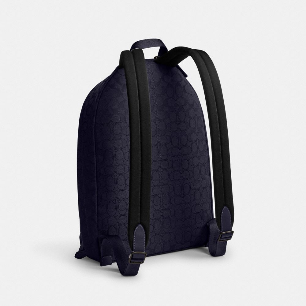 Hall Backpack In Signature Jacquard