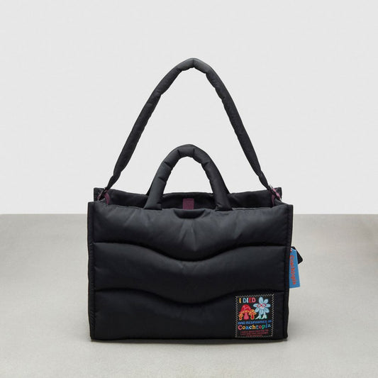 Coachtopia Loop Tote With Wavy Quilting