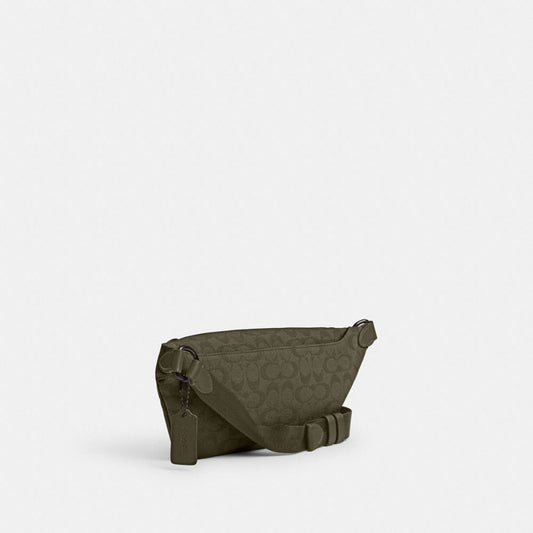 League Belt Bag In Signature Canvas Jacquard