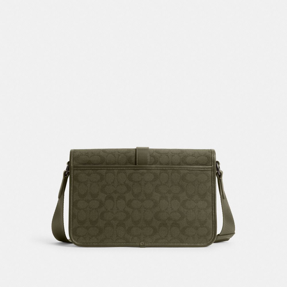 League Messenger Bag In Signature Canvas Jacquard