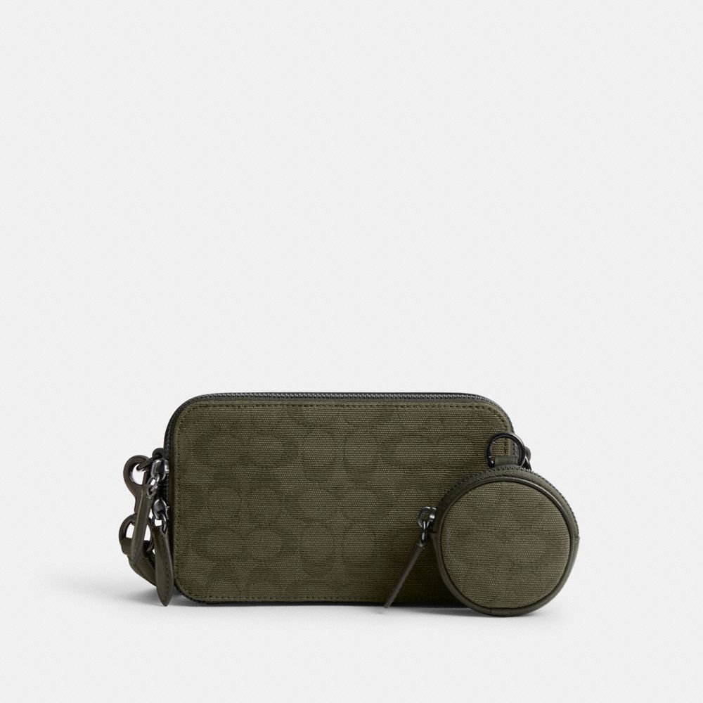 Charter Slim Crossbody In Signature Canvas Jacquard