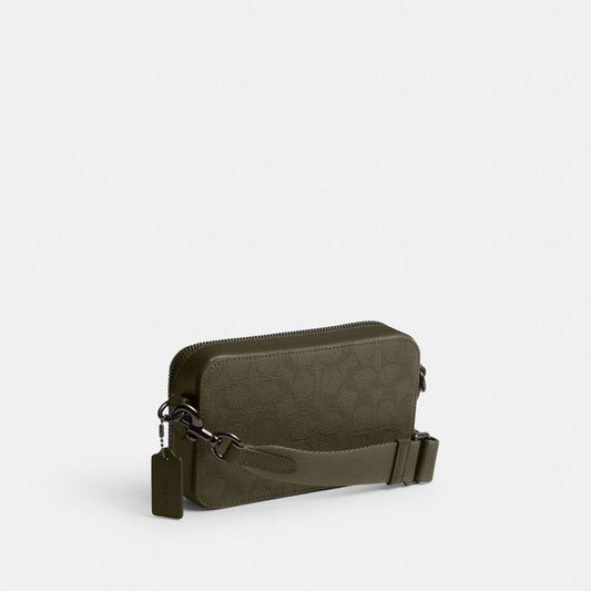 Charter Slim Crossbody In Signature Canvas Jacquard