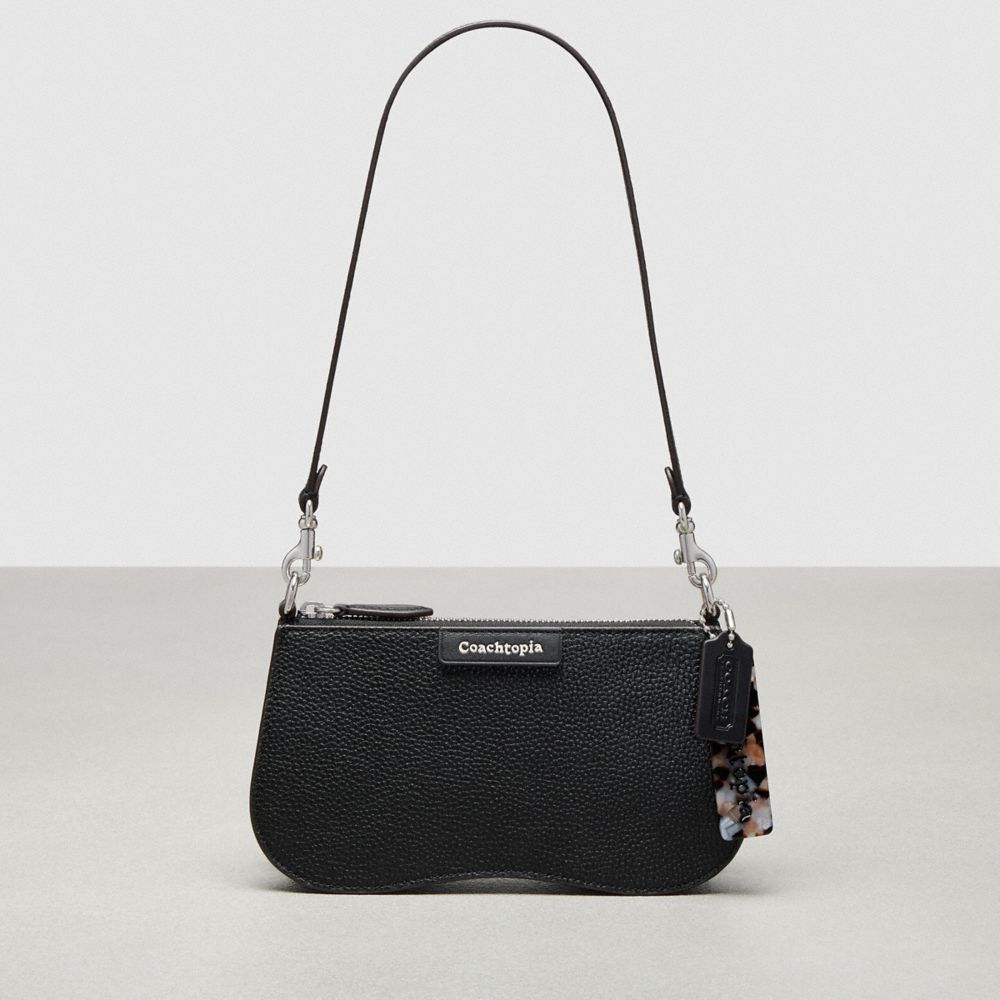 Small Wavy Shoulder Bag In Coachtopia Leather