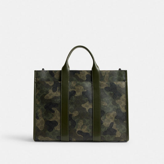 Wesley Tote In Signature Camo Print