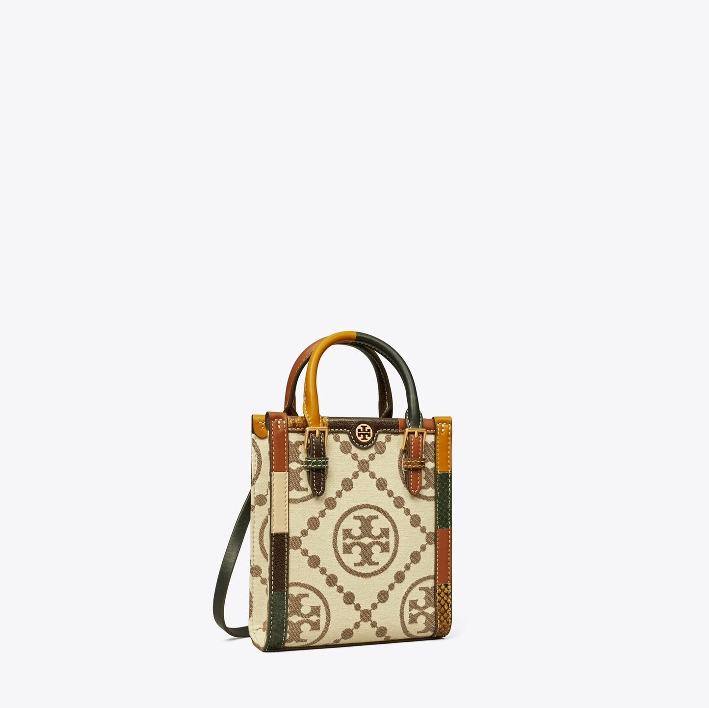 T Monogram Grommet Mini Tote