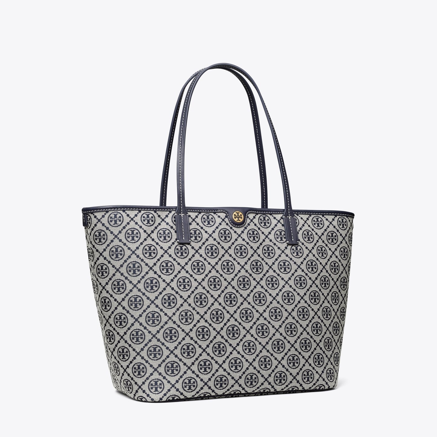 T Monogram Zip Tote