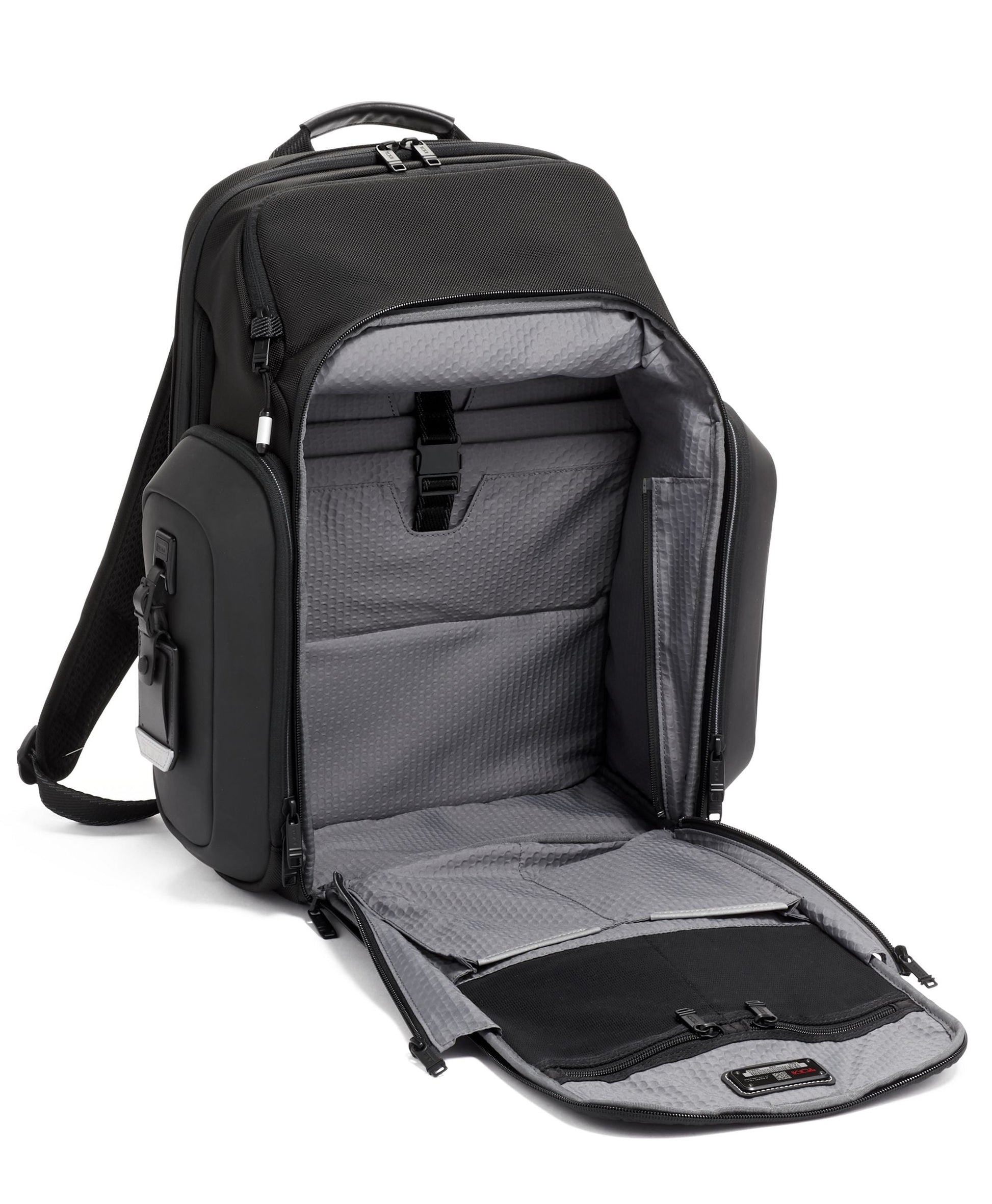 Backpack for 17" laptop headphones mouse padded storage