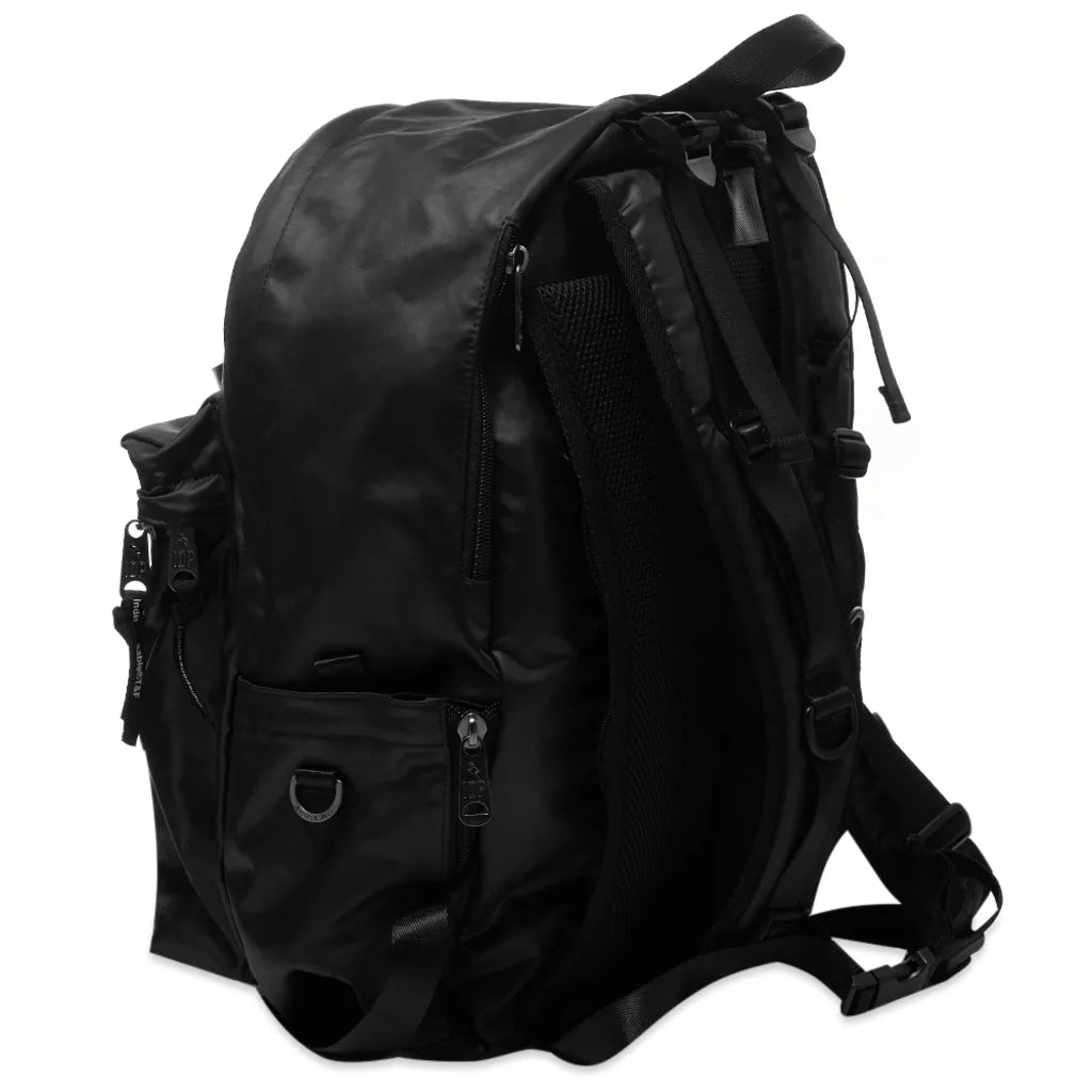 Minimalist nylon backpack for work, laptop, student, water bottle pocket