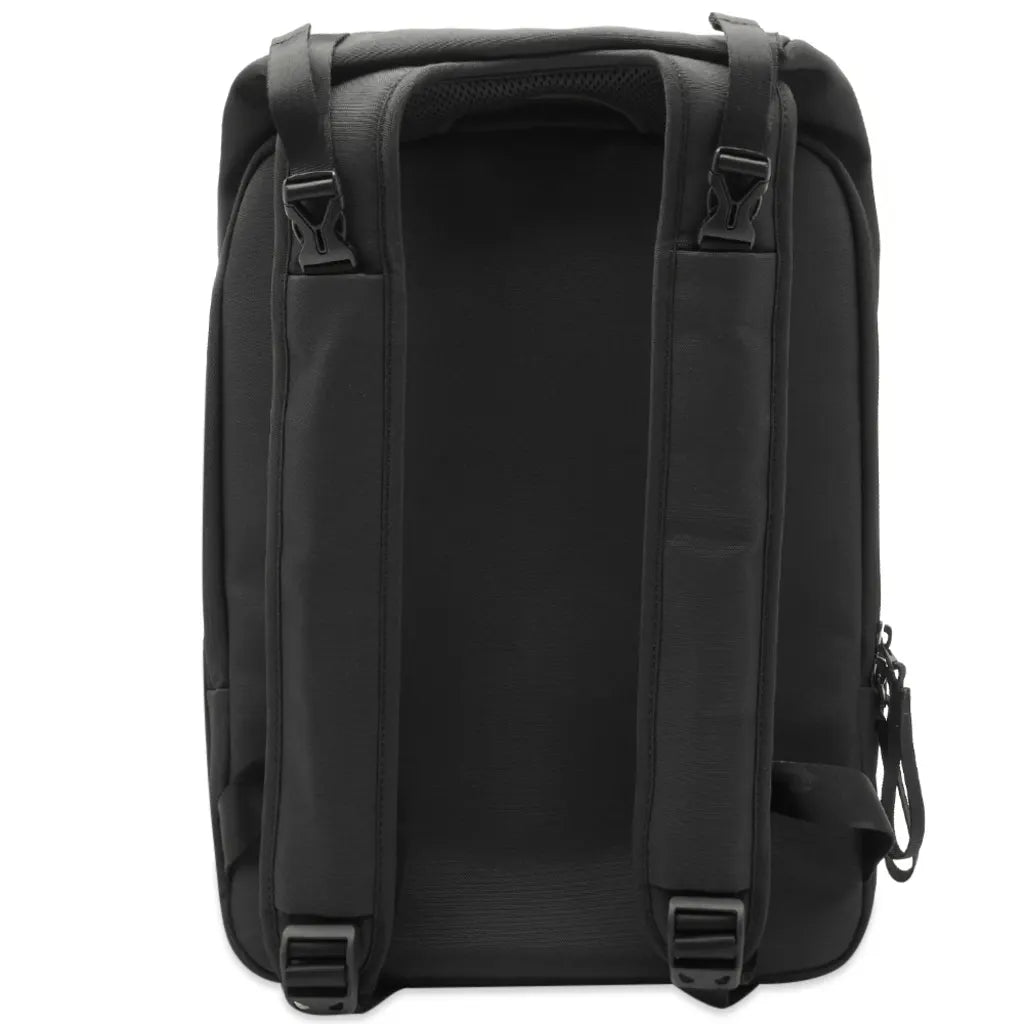 Minimalist recycled material backpack for work and travel