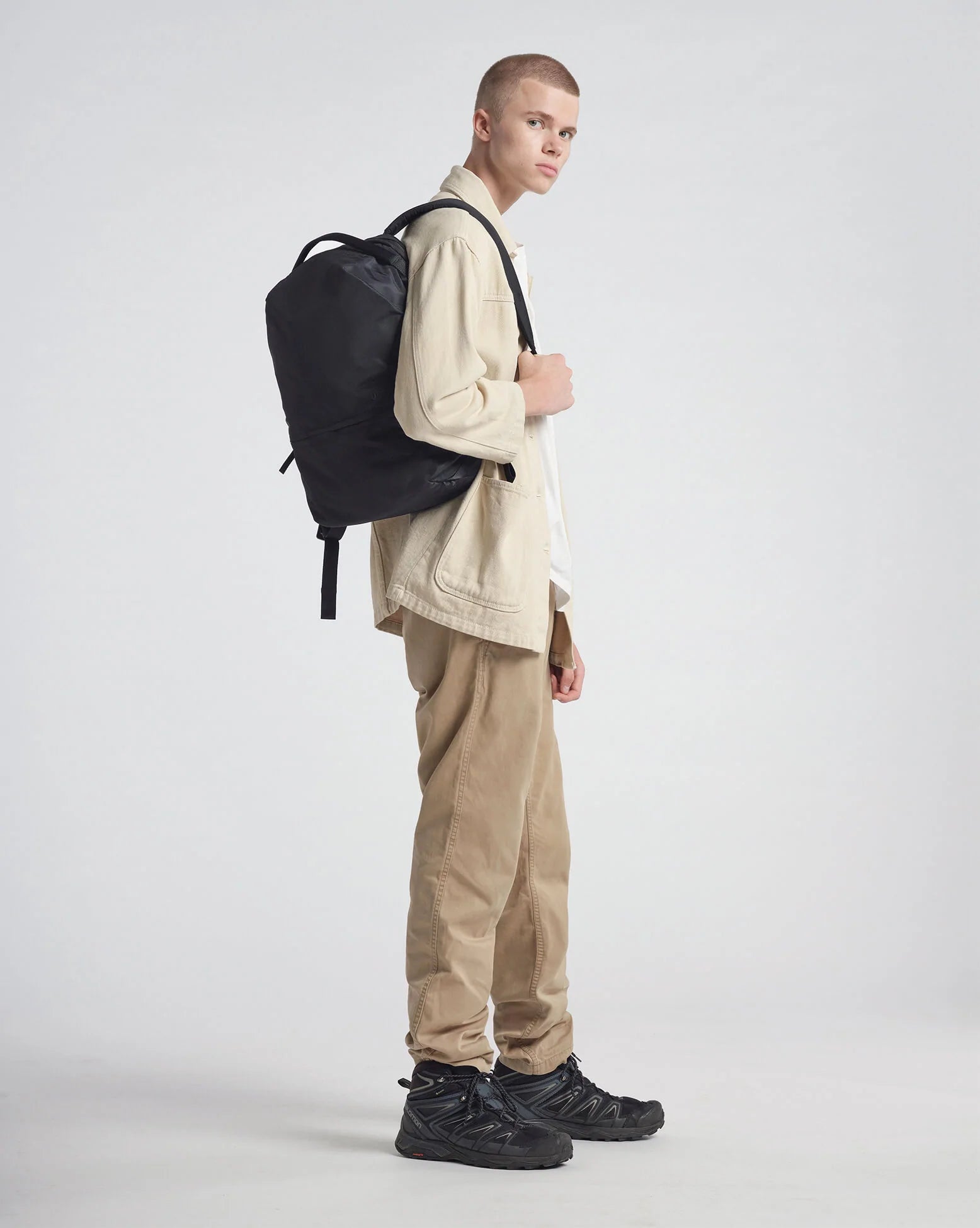 Minimalist backpack for work and travel modern