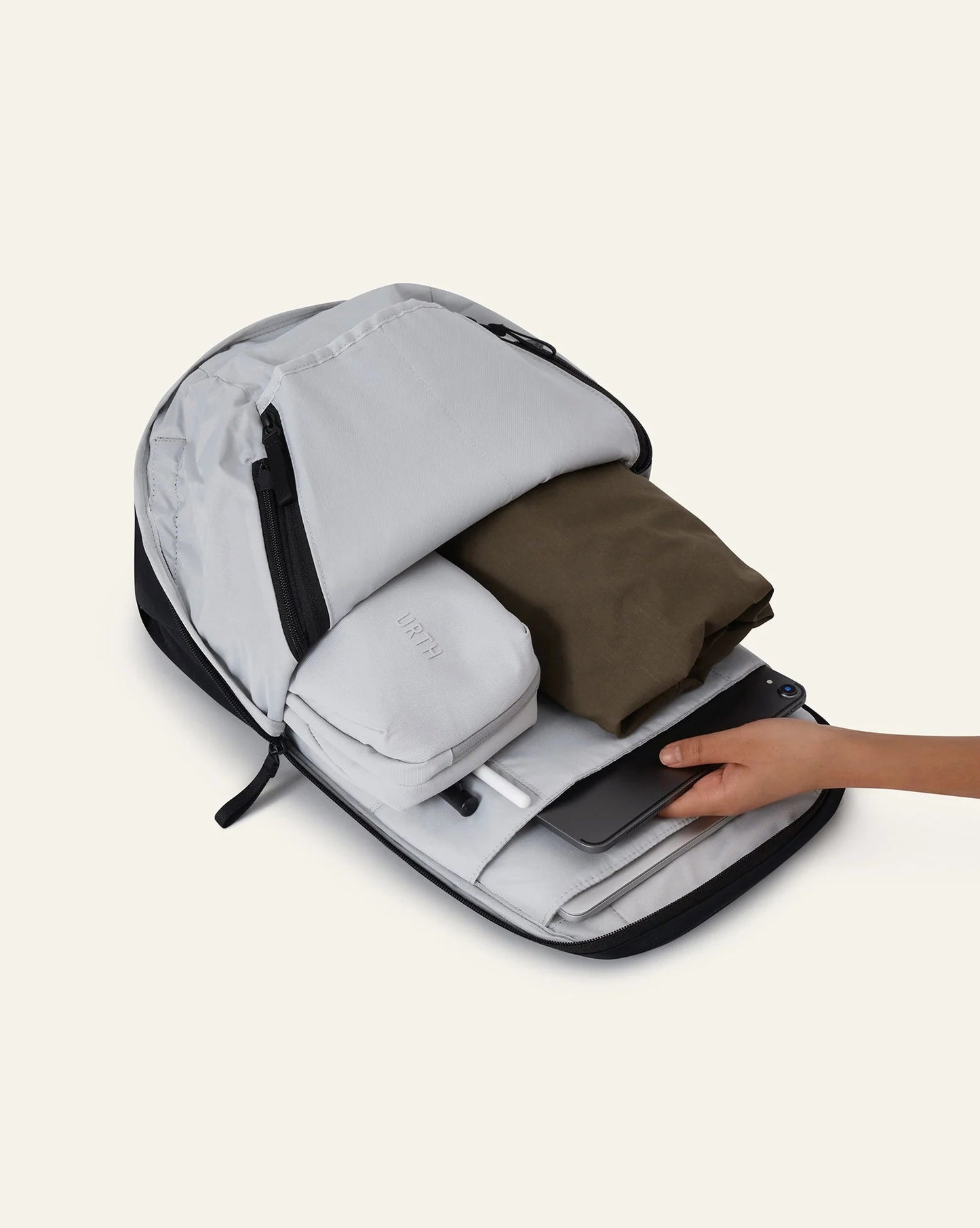 Minimalist backpack for work and travel modern