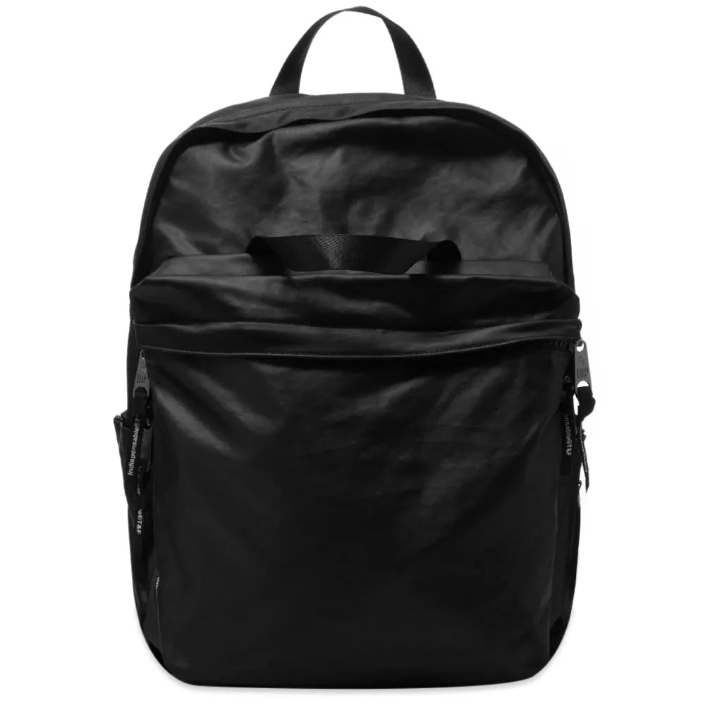 Minimalist nylon backpack for work, laptop, student, water bottle pocket