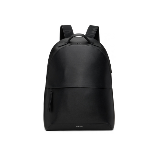 Minimalist leather backpack for men and women