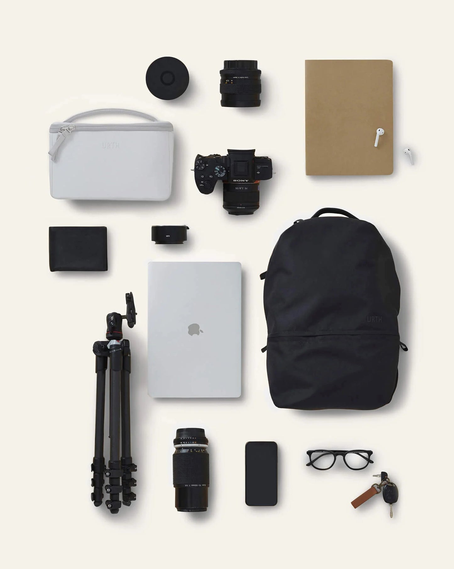 Minimalist backpack for work and travel modern